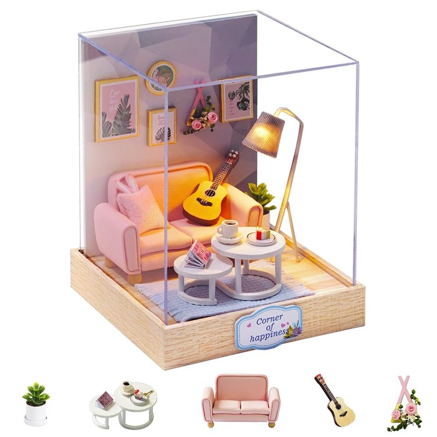 Flever Afternoon Tea Time DIY miniature house kit — second view
