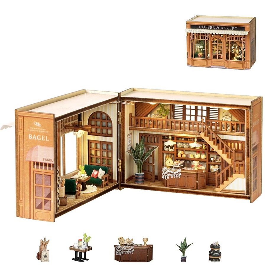 Flever Bagel Time DIY miniature house kit — second view