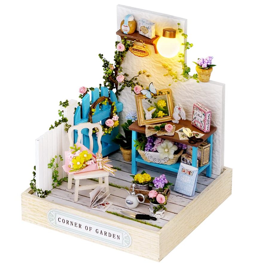 Flever Corner of Garden DIY miniature house kit — second view