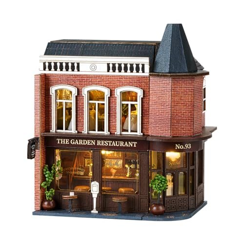 Flever Corner Restaurant DIY miniature house kit