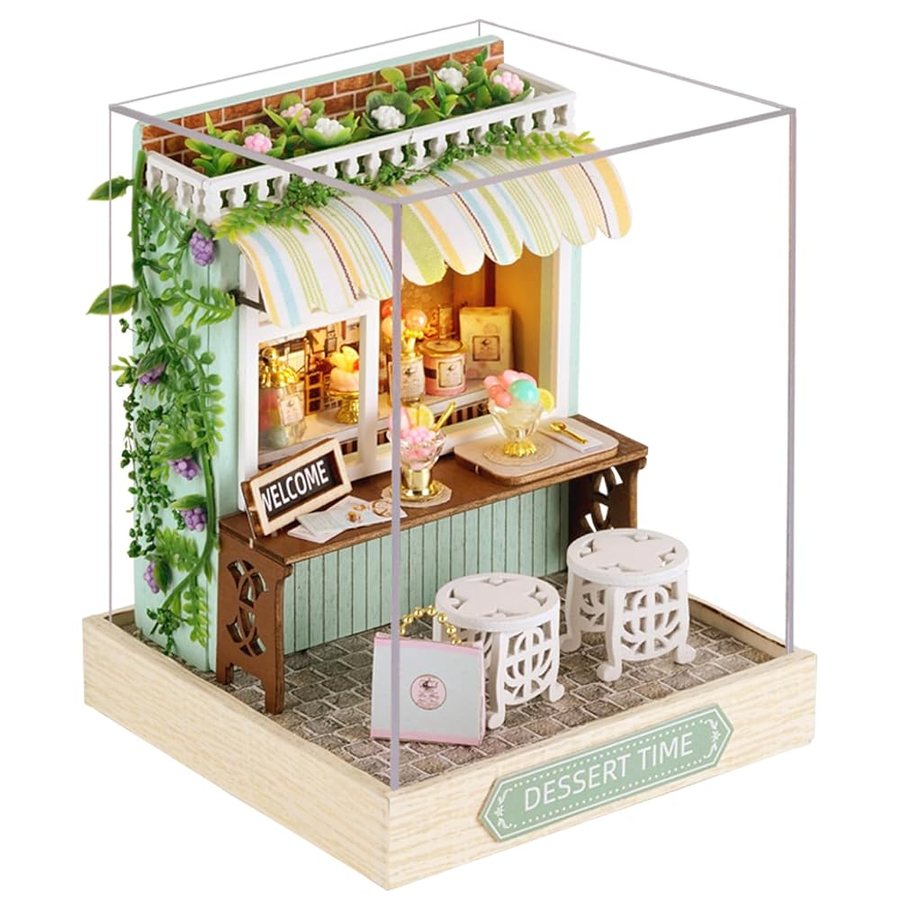 Flever Dessert Time DIY miniature house kit — second view
