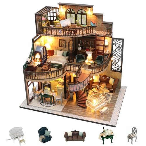 Flever Dream Building Pavilion DIY miniature house kit