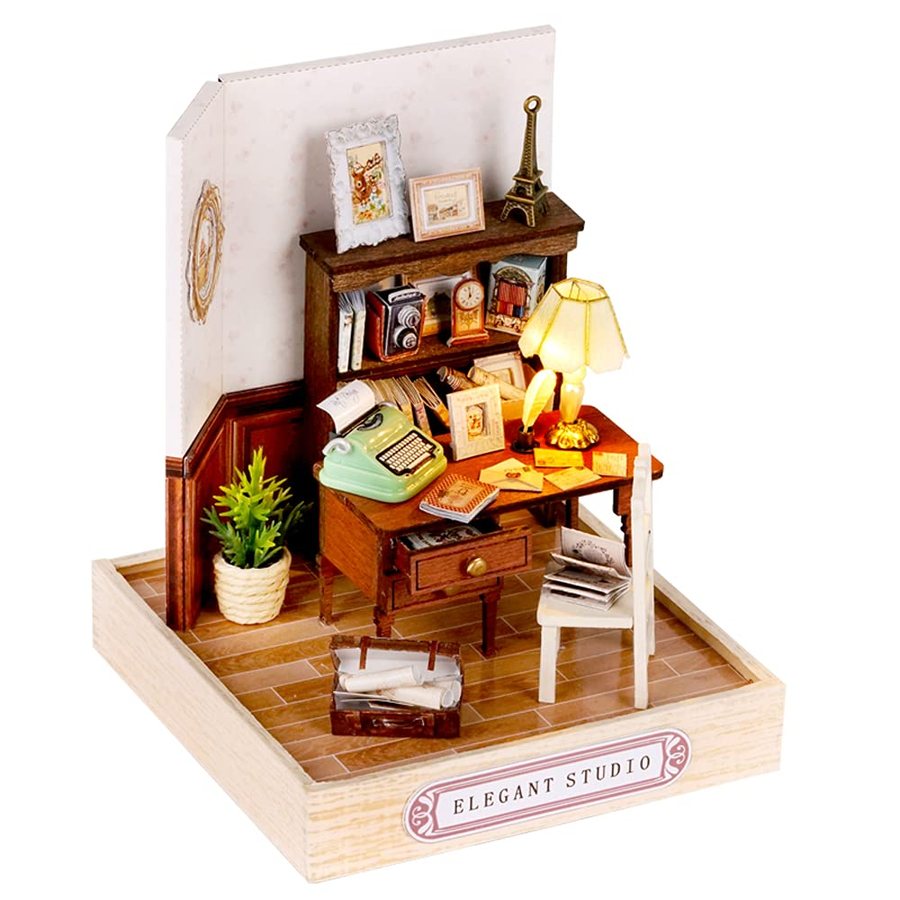 Flever Elegant Studio DIY miniature house kit — second view