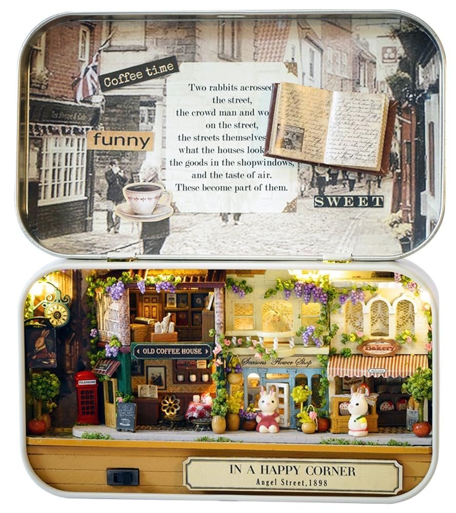 Flever Happy Corner DIY miniature house kit — second view