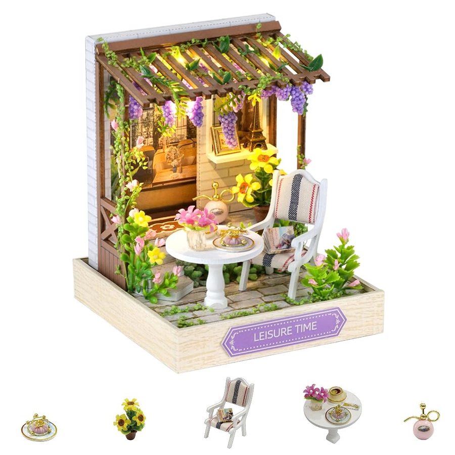 Flever Leisure Time DIY miniature house kit — second view