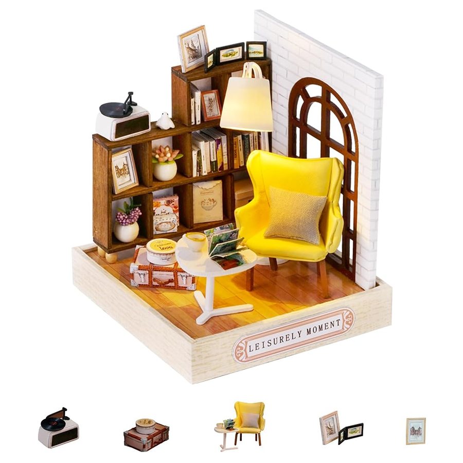 Flever Leisurely Moment DIY miniature house kit — second view