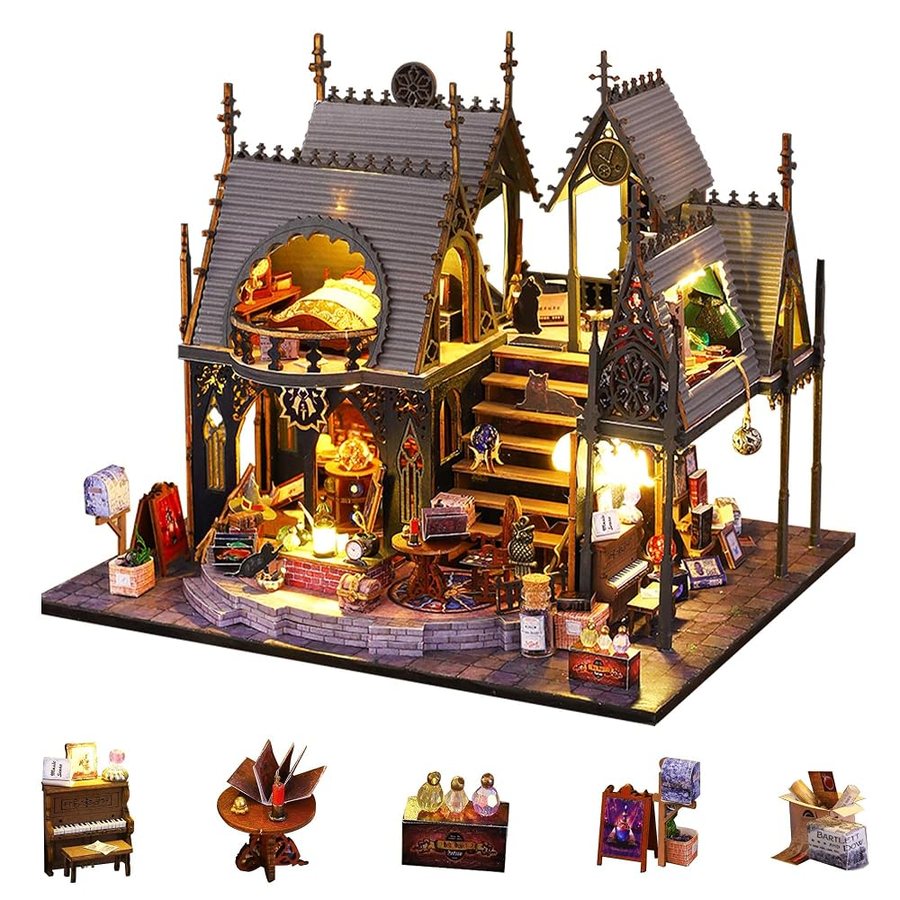 Flever Luna's Magic House DIY miniature house kit — second view