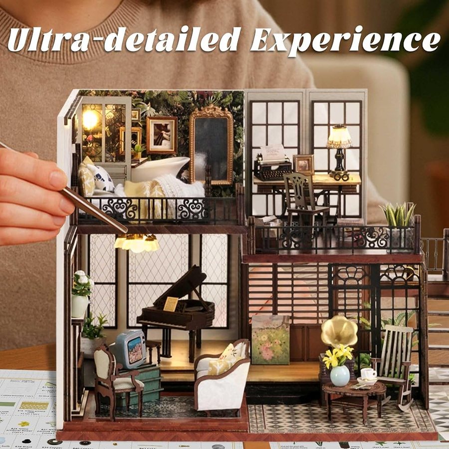 Flever Time Impression DIY miniature house kit — what comes in the box