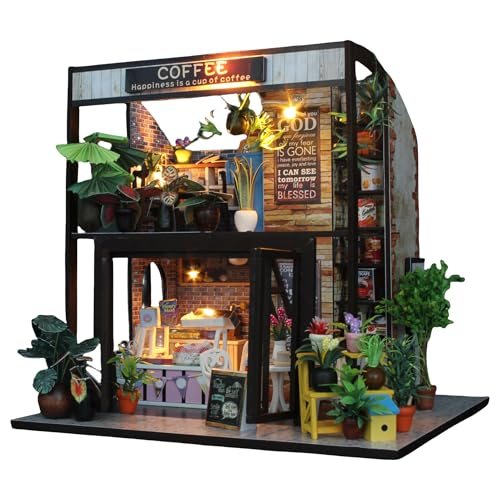 Flever Time of Coffee DIY miniature house kit