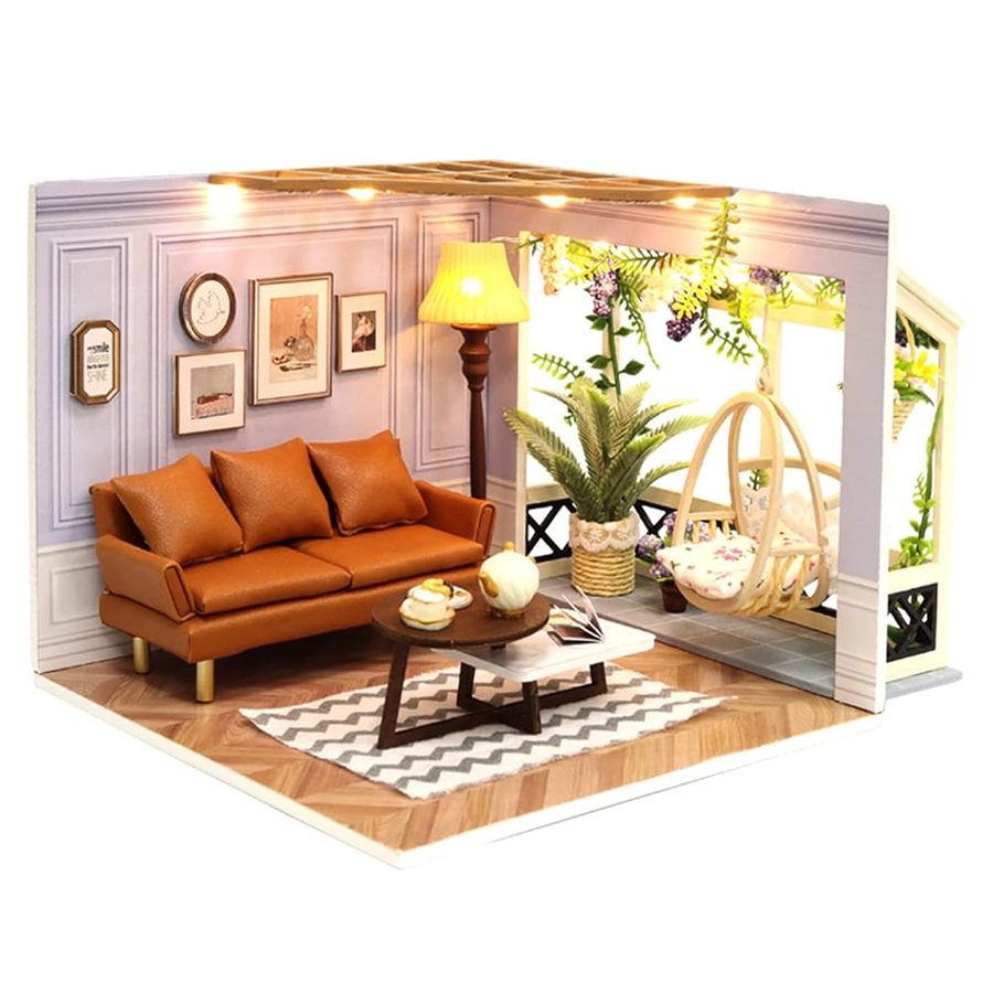 Flever Warm Moment DIY miniature house kit — second view